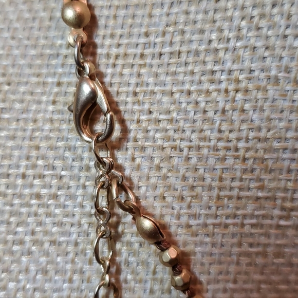 💥AEO Amber Colored Tear Drop Crystal Necklace - Picture 3 of 4